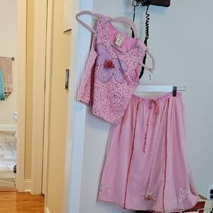 April Cornell Pink Floral Kids Set